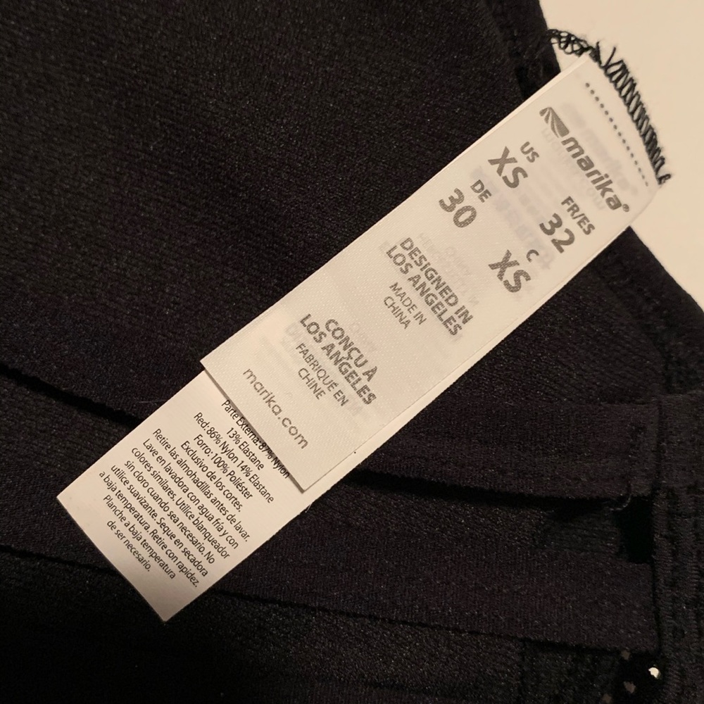 Black Racerback Sports Bra - Picture 8 of 10